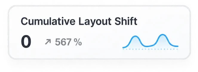 Shopify reading of Cumulative Layout Shift: 0